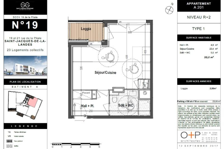 Studio en location à SAINT-JACQUES DE LA LANDE (GES04310049-610) - Photo 7