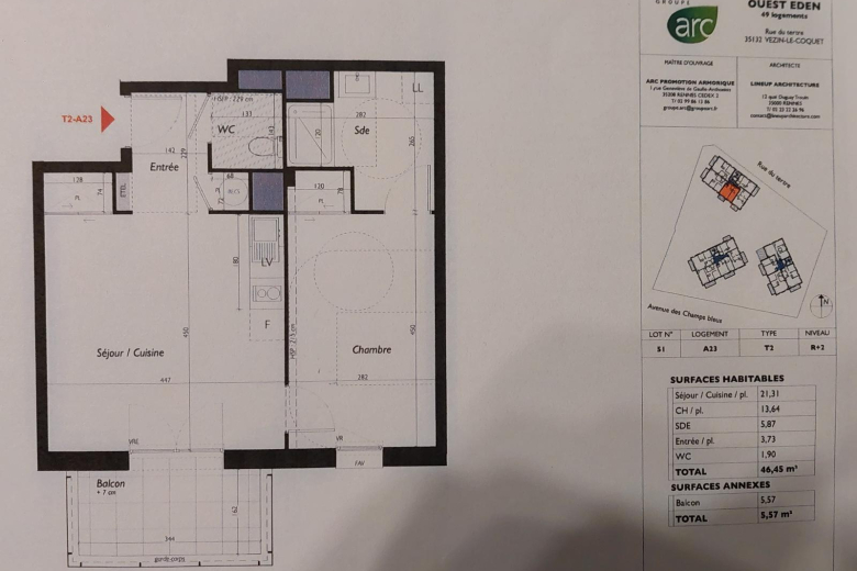 Appartement T2 en location à VEZIN LE COQUET (GES05080051-610) - Photo 10